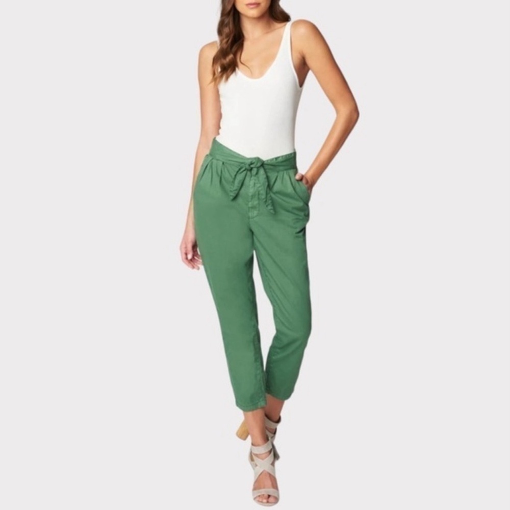 *NWT* BLANKNYC Good Timing High Rise Trouser Pants Sage Green Size 27 *flaw* - Picture 9 of 9